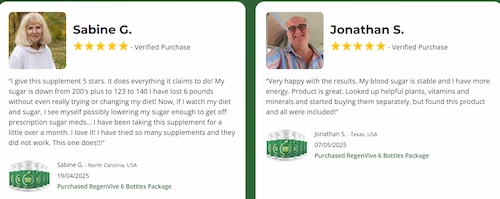 RegenVive Customer Reviews