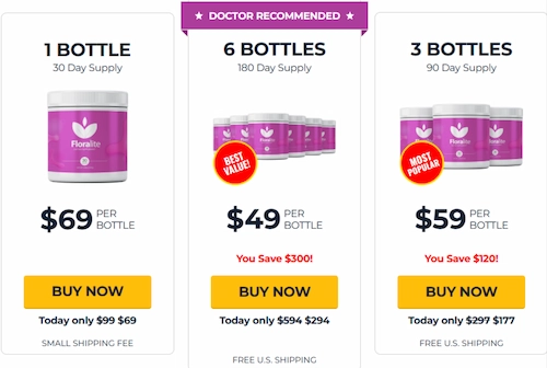 Floralite Pricing Details