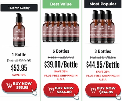 Purality Health Hair Renewal pricing details